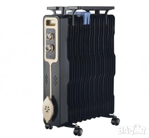 Радиатор,2500W,11 ребра,3 степени,Поставка за дрехи,Регулируем термостат, снимка 1