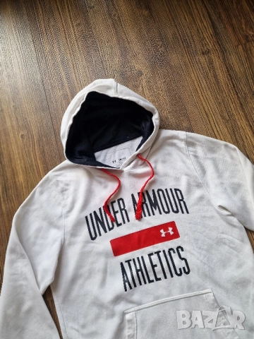Страхотна мъжка блуза суитчър UNDER ARMOUR размер S / M , снимка 3 - Суичъри - 51875150