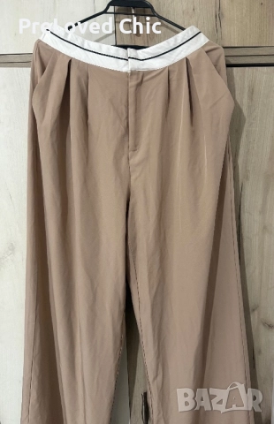 Кафяв дълъг панталон 