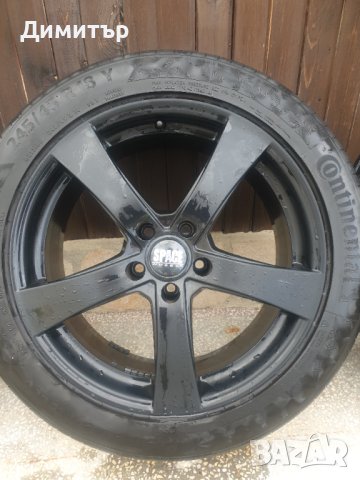 4 броя джанти Dezent 8Jx18H2 5х112,ЕТ 35 с гуми CONTINENTAL Premium Contact 6 245/45 R18 96Y., снимка 4 - Гуми и джанти - 41625643