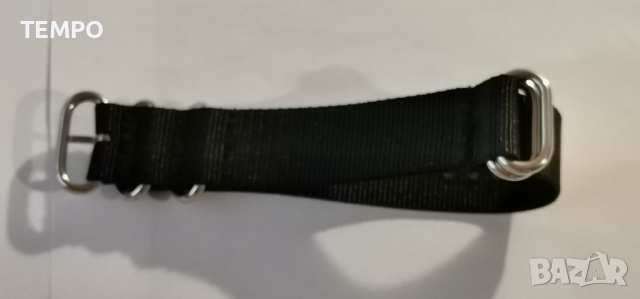 КАИШКА ZULU ЧЕРНА- 22мм + ПОДАРЪК, снимка 10 - Каишки за часовници - 44479479