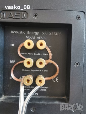Acoustic Energy AE509, снимка 4 - Тонколони - 35823777