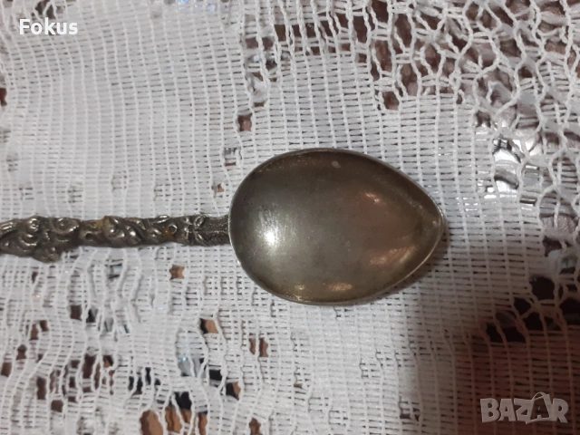 Стара антикварна малка колекционерска лъжичка Италия - N5, снимка 2 - Антикварни и старинни предмети - 53698308
