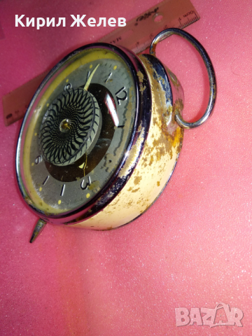 Стар РЯДЪК РЕТРО КОЛЕКЦИОНЕРСКИ МЕХАНИЧЕН БУДИЛНИК КИТАЙ РАНЕН СОЦ ФУНКЦИОНИРАЩ 40770, снимка 16 - Антикварни и старинни предмети - 44549203