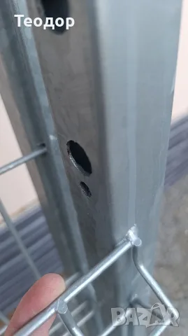 Поцинкована двукрила дворна портална врата 4 х 2 метра, снимка 2 - Гаражни врати - 55805589
