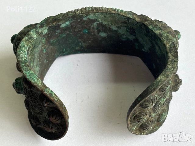 Възрожденска гривна рогатка, снимка 5 - Антикварни и старинни предмети - 51745472