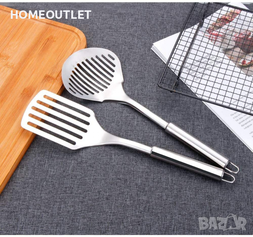 Комплект готварски прибори на стойка 7 части, снимка 5 - Прибори за хранене, готвене и сервиране - 36306327