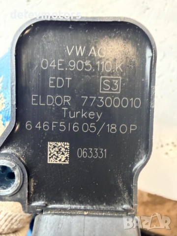 04E905110K запалителна бобина от Seat Arona 1.0 TSI, двигател CHZ, 95 кс., 5 ск., 71 000 км., 2019 г, снимка 3 - Части - 53105926