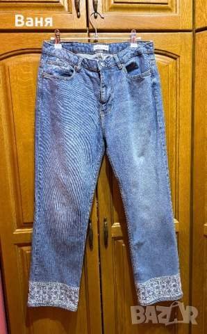 Дънки с бродерия springfield