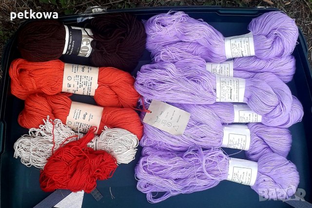 Памучни прежди на изображението, снимка 1