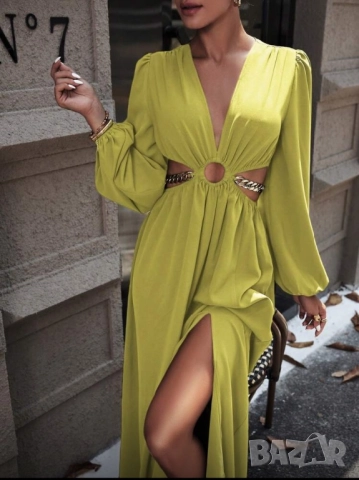 BLACK FRIDAY Дълга рокля - S Line, снимка 2 - Рокли - 52085090