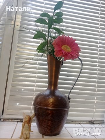 ваза немски месинг 961, снимка 1