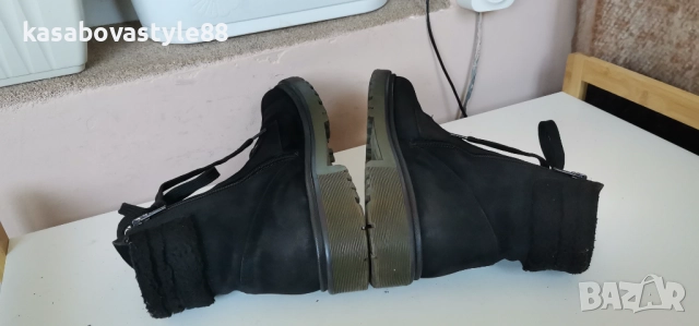 Боти от естествен велур 38.5н., снимка 9 - Дамски ботуши - 52787839