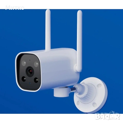 Камера за наблюдение SETTI+ SC940 4MP 2K, бяла, Wi-Fi, детекция на движение, комплект