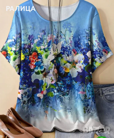 🌹Продавам свежи блузки . Питайте. . , снимка 5 - Тениски - 50450780