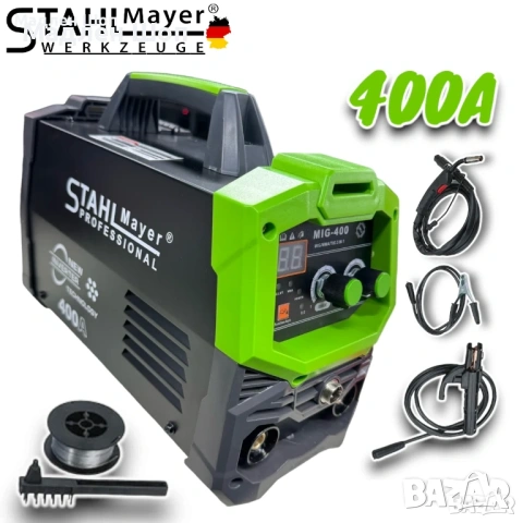 2в1 Телоподаващо Инверторен Електрожен 400А STAHLMAYER