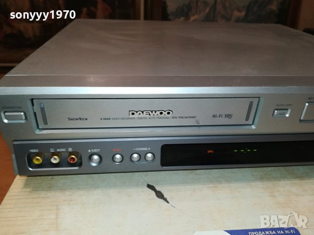 daewoo SD-7100 hifi video/dvd combo swiss 0706231122L, снимка 10 - Плейъри, домашно кино, прожектори - 41017801