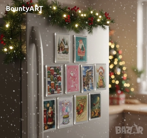 Детска Коледно чувалче- магнит и късметче, снимка 9 - Коледни подаръци - 52671551