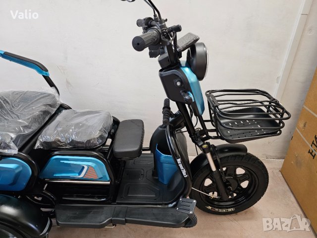 Триколка на ток,електрическа 2000W,60V,25ah високопроходима, снимка 4 - Мотоциклети и мототехника - 42048791