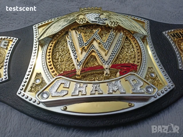 Шампионски пояс WWE Spinner Championship световната титла в кеча Mattel John Cena belt, снимка 2 - Колекции - 49839816