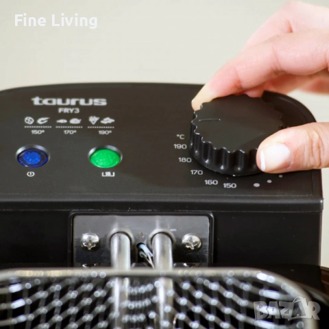 Фритюрник Taurus FRY3 – 2000 W мощност, 3 L капацитет, снимка 5 - Фритюрници - 52129269