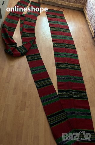 Ръчно тъкани от вълна черги / килими / пътеки от 1876г България, снимка 4 - Други - 41444245