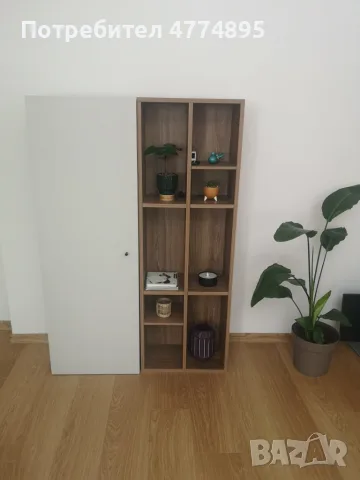 Мебели Enza Home – библиотека, шкаф и ТВ шкаф, снимка 3 - Шкафове - 56004056