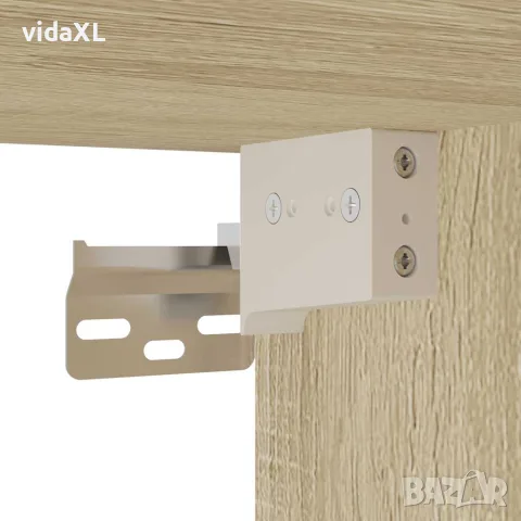vidaXL Шкаф за съхранение, дъб сонома, 70x42,5x225 см, инженерно дърво, снимка 10 - Бюфети - 56146889