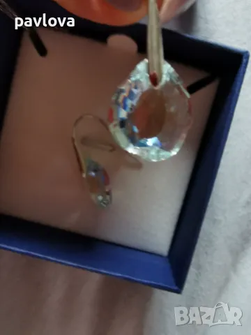 Сваровски обеци 1. 5  см Swarovski