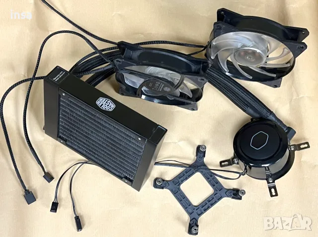 Водно охлаждане Cooler Master MasterLiquid RGB ML120L All-in-One (AIO) 120mm MLXD12 FAN, снимка 2 - Захранвания и кутии - 56116528