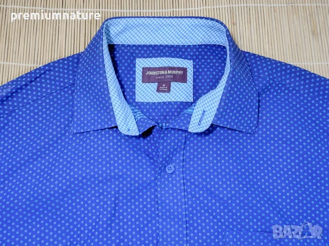 📍 Johnston & Murphy 1850 Logan Printed Long-Sleeve Shirt / M / мъжка риза с дълги ръкави, снимка 10 - Ризи - 56010200