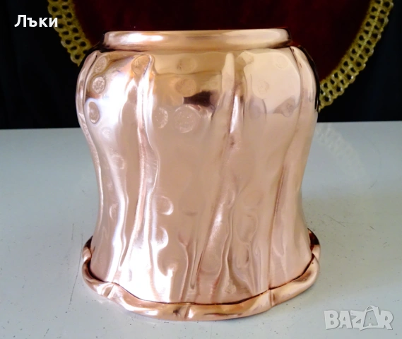 Медна чаша,медна халба,чиста червена мед 600 мл, снимка 6 - Антикварни и старинни предмети - 53817408