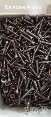 Винтове за дърво 3.5х20 мм – бронзирани, PZ, 1000 бр./оп., внос от Германия