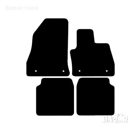 Комплект от 4 подови стелки за Fiat 500L 2013г 