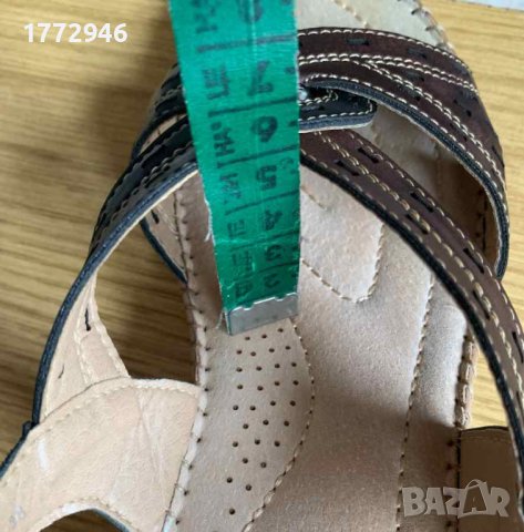 ПРОМО Чехли, сандали със стелки естествена кожа, почти нови, снимка 16 - Дамски ежедневни обувки - 41261515