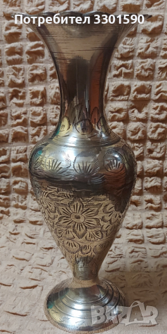 Бронзова ретро ваза , снимка 4 - Други ценни предмети - 36288209