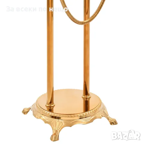 Свободностоящ смесител за вана, инокс, 99,5 см, златист, снимка 2 - Смесители - 47528903