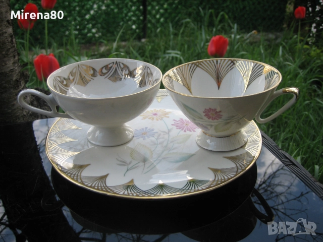 Баварски винтидж сет, снимка 2 - Чаши - 51497813