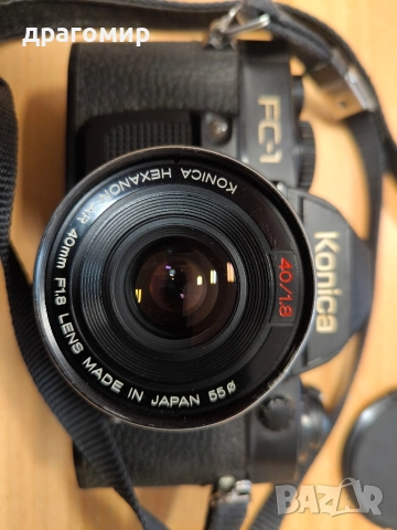 KONICA FC-1 Konica HEXANON AR 40mm F1,8, снимка 2 - Фотоапарати - 52718599