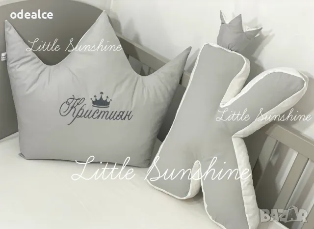 3Д голяма 3D Буква от текстил възглавничка 3д буквичка с коронка голяма! , снимка 10 - Други - 21198231