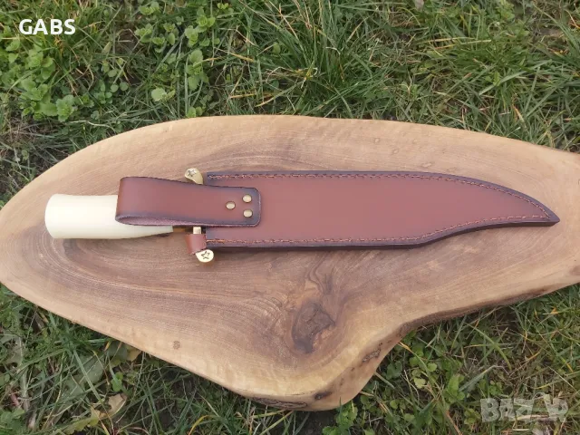 Нож Bowie "Expendables"/"Непобедимите" с кожена кания, снимка 8 - Ножове - 50359059