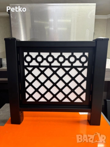 Лазерно изрязано пано за ограда + метален кол, снимка 4 - Огради и мрежи - 53132260