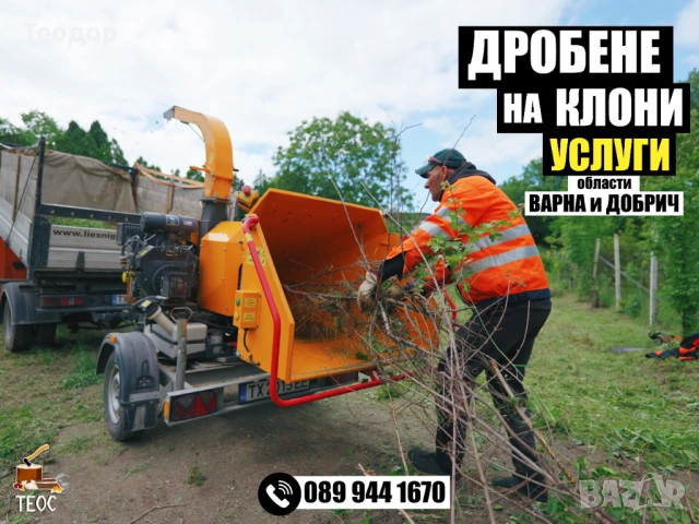 Професионално дробене на клони и почистване на терени – Варна