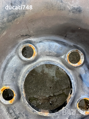 4бр. ОЕМ железни джанти 16" 5x100 - VAG - VW, Skoda, Seat, Audi, снимка 5 - Гуми и джанти - 52906524