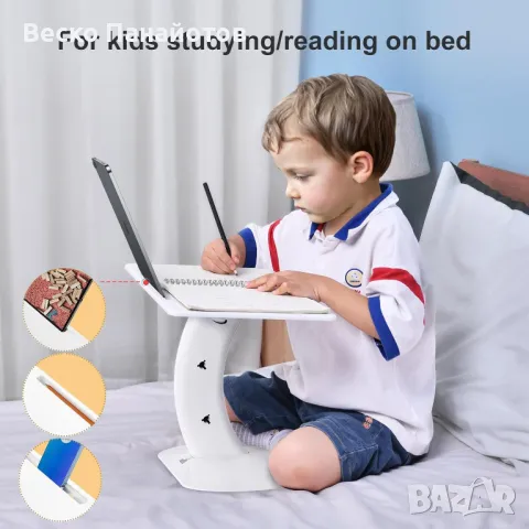 Стойка за лаптоп nediea Регулируемо бюро, снимка 3 - Стойки, 3D очила, аксесоари - 49478231