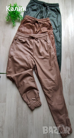 Дамски панталони кожа в различни цветове - 34 лв., снимка 11 - Панталони - 44500292