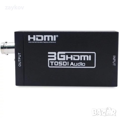 HDMI към SDI конвертор Аудио видео адаптер HDMI SDI адаптер SD-SDI/HD-SDI/3G-SDI Поддръжка 1080P, снимка 2 - Друга електроника - 44301871