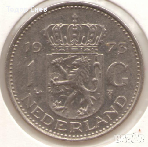 Netherlands-1 Gulden-1973-KM# 184a-Juliana, снимка 1 - Нумизматика и бонистика - 28332020