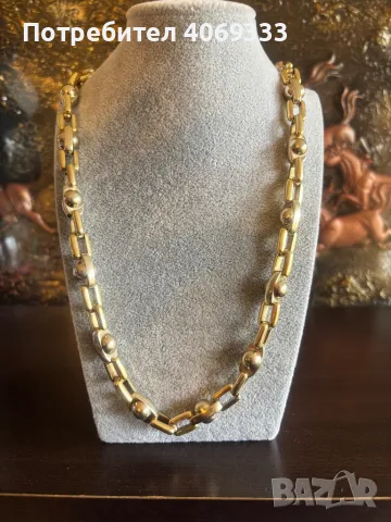 Мъжки плътен златен ланец 92.64гр 14к 66см