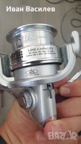 НОВИ!!! Уникална Макара метал за фидер,мач или тролинг. Марка Libao scf400. 10 титанови лагера , снимка 4 - Макари - 31283839